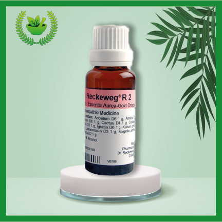 Dr. RECKEWEG R-2 (হৃদরোগের জন্য গোল্ড ড্রপস (Essentia aurea-Gold drops)